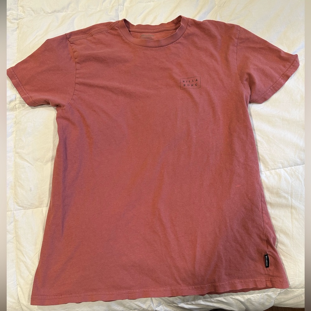 BILLABONG SALMON PINK T SHIRT